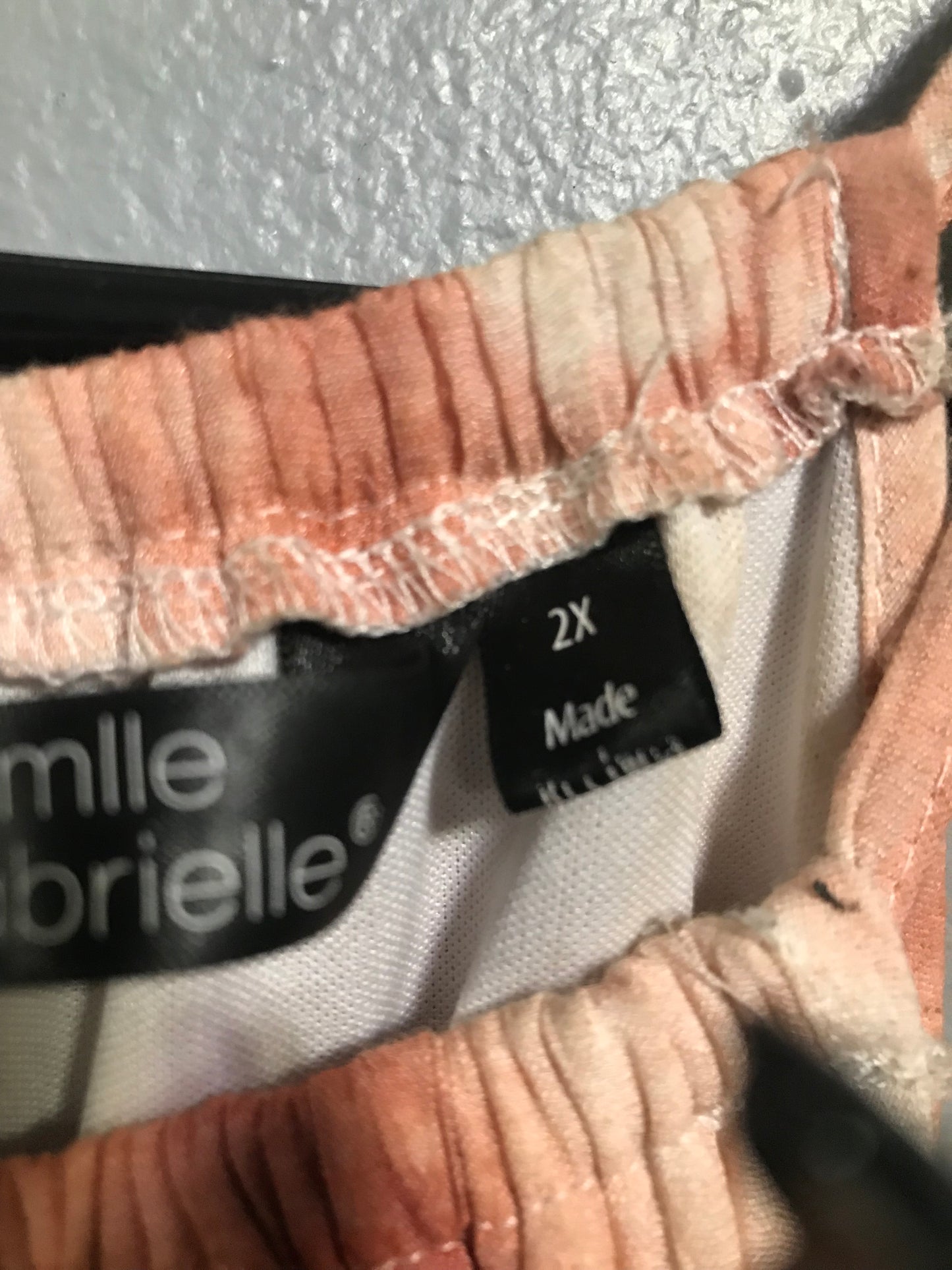 Burnt Orange/White Dress 2x