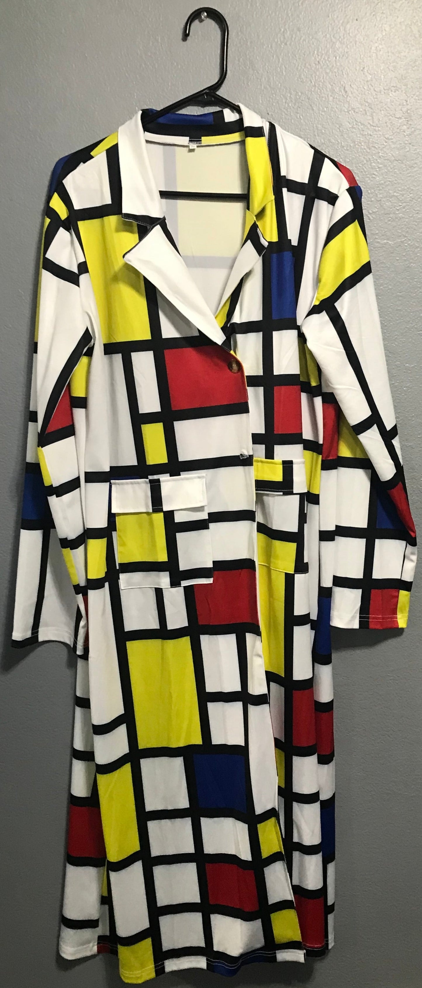 Women's Colorblock Geometric Dress size 2x