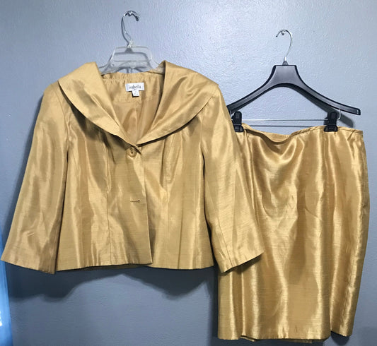 Women's Gold Suit size 18