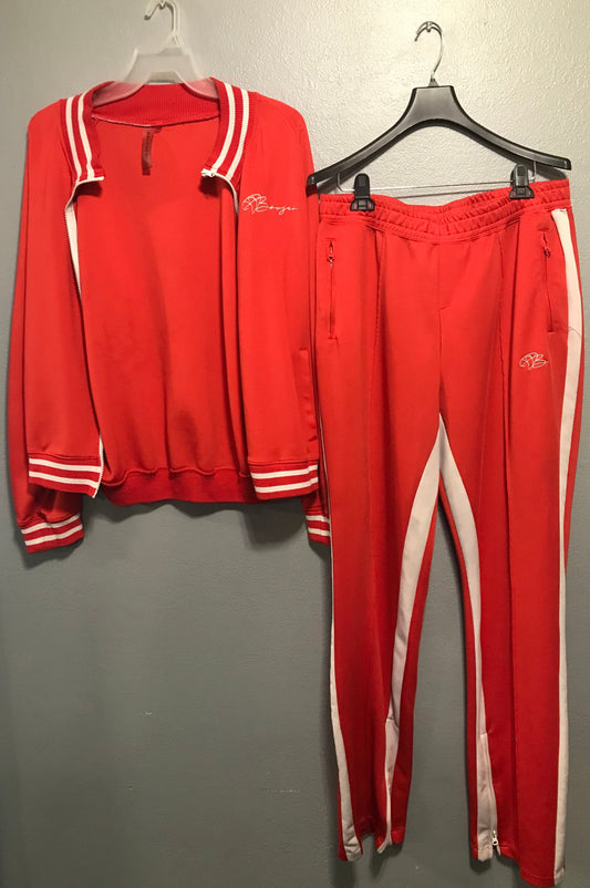 Women's Red/White Jogging Suit size 3x