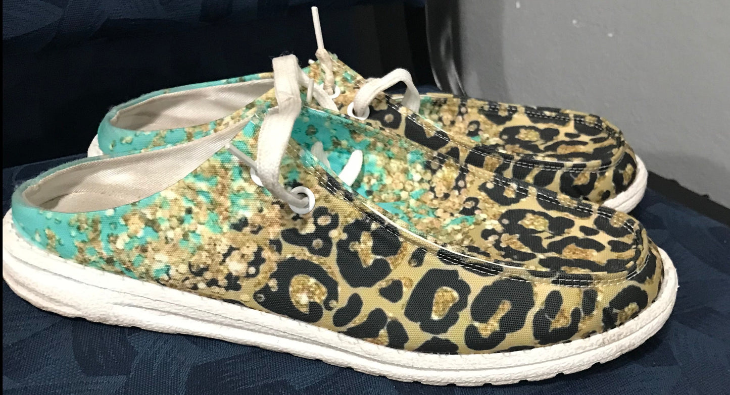 Women's Leopard Shoes size 9