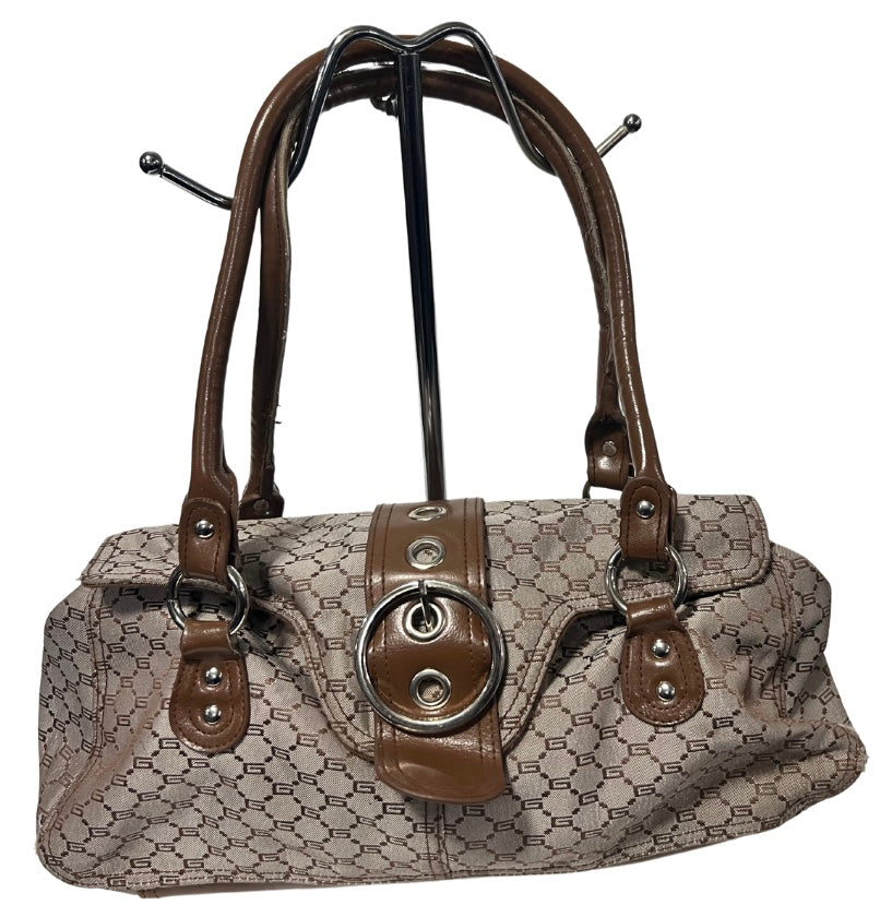 Dark/Light Brown Patterned Handbag