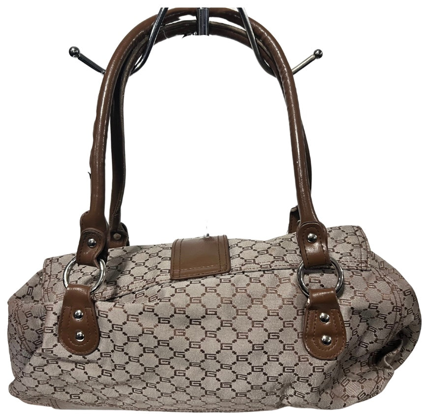 Dark/Light Brown Patterned Handbag