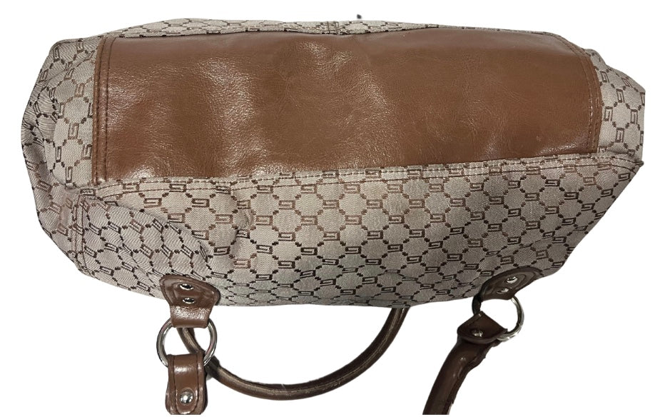 Dark/Light Brown Patterned Handbag