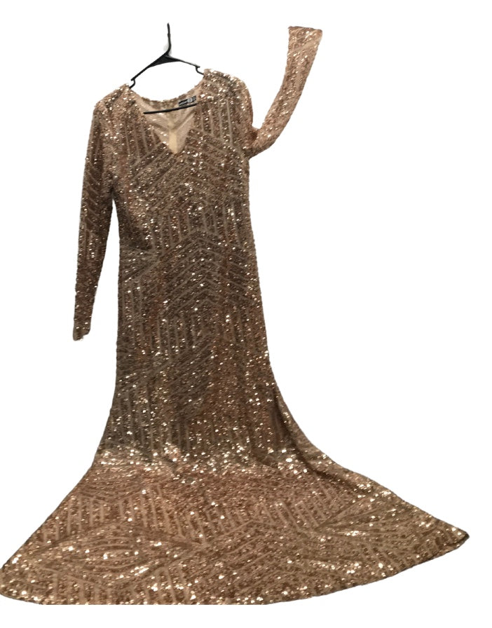 Rose Gold Sequin Dress size 10