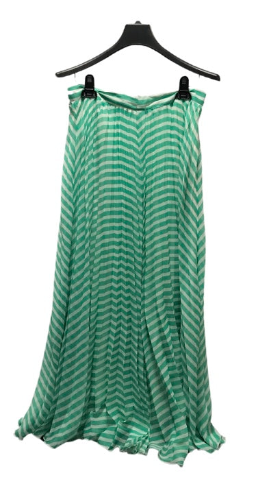 Green/White Maxi Skirt size 10