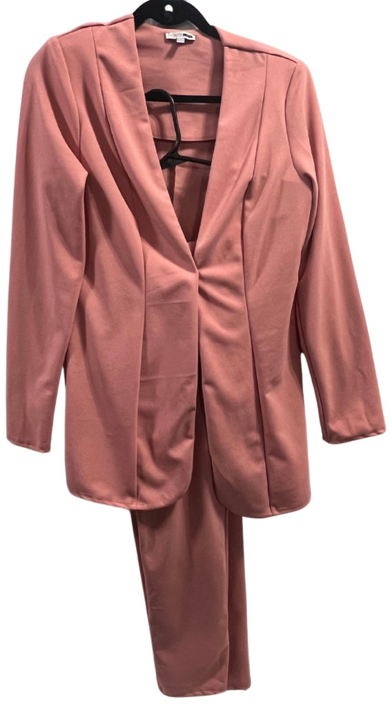 Long Sleeve Women's Pink/Peach Suit 1X